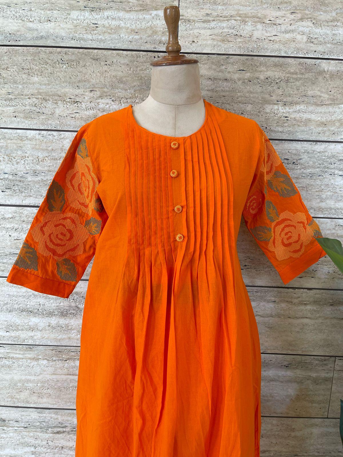 Pure Mul Cotton Kurti Plazo Set