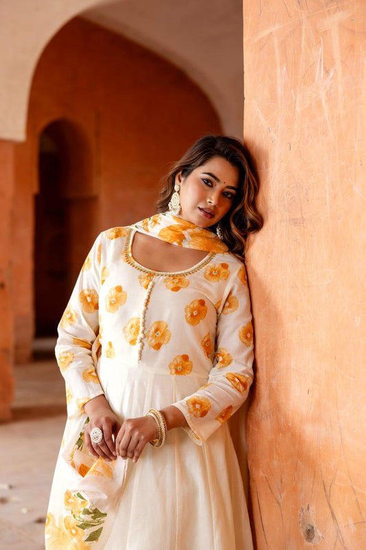 Ruchika Pure Mul Cotton Anarkali