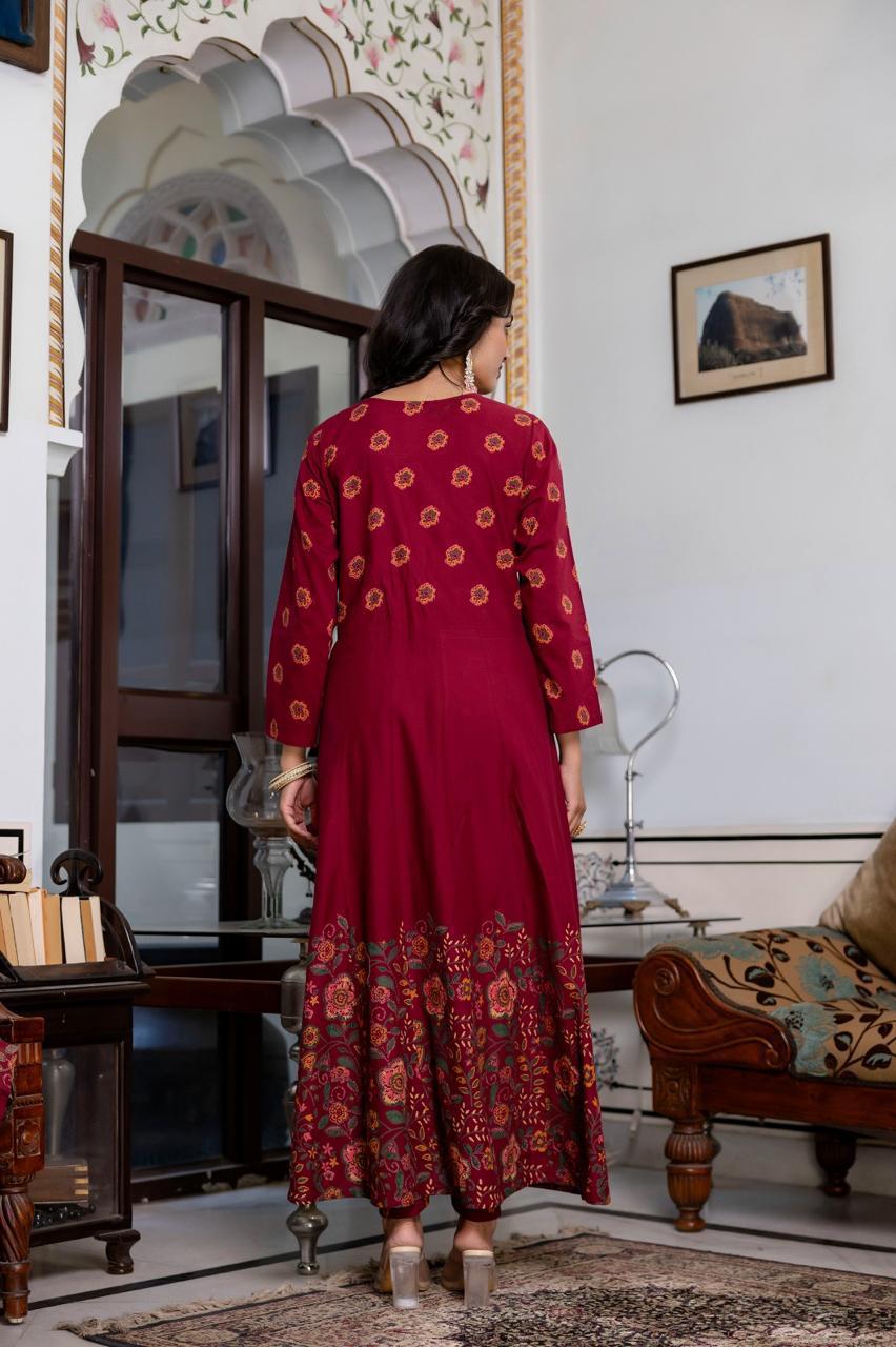 Ruchika Pure Mul Cotton Anarkali