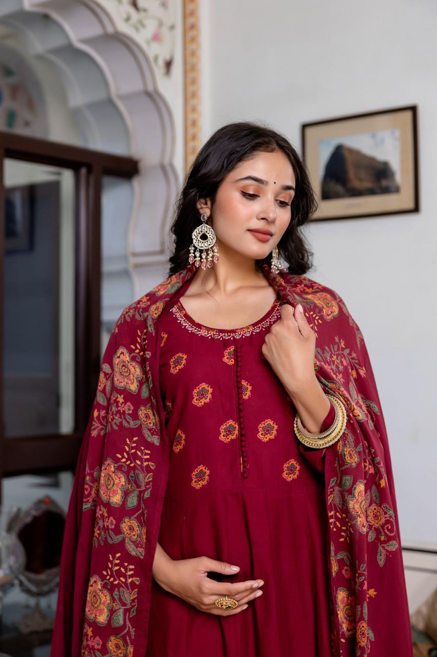 Ruchika Pure Mul Cotton Anarkali