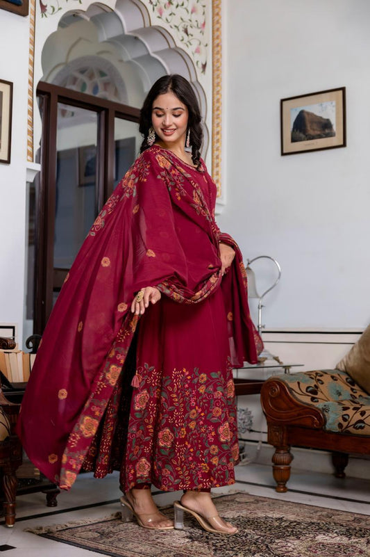 Ruchika Pure Mul Cotton Anarkali