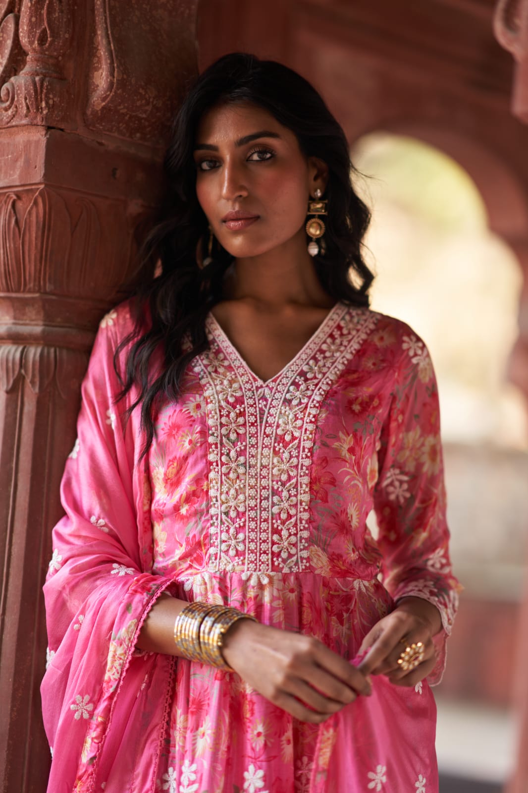 Ruchika Pure Chinon Anarkali