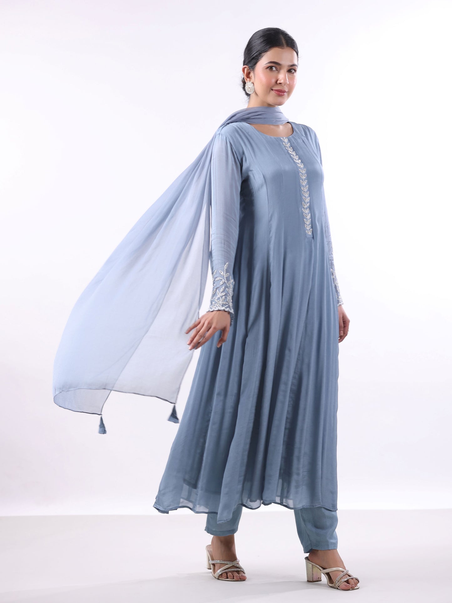 MOTIWORK ANARKALI DRESS