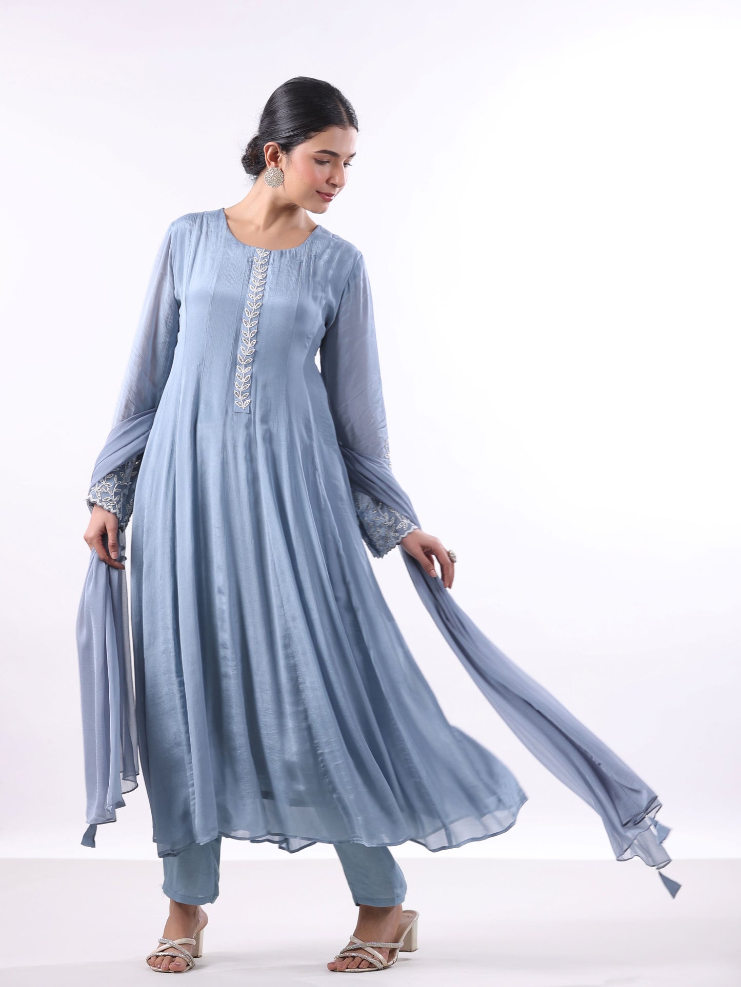 MOTIWORK ANARKALI DRESS