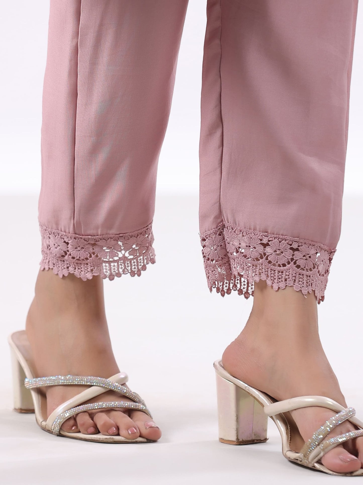 DUST PINK SHRUG SUIT SET