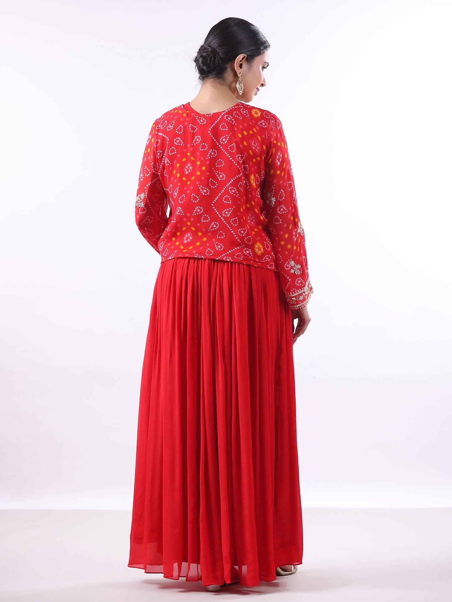 LAAL BANDHANI SUIT SET