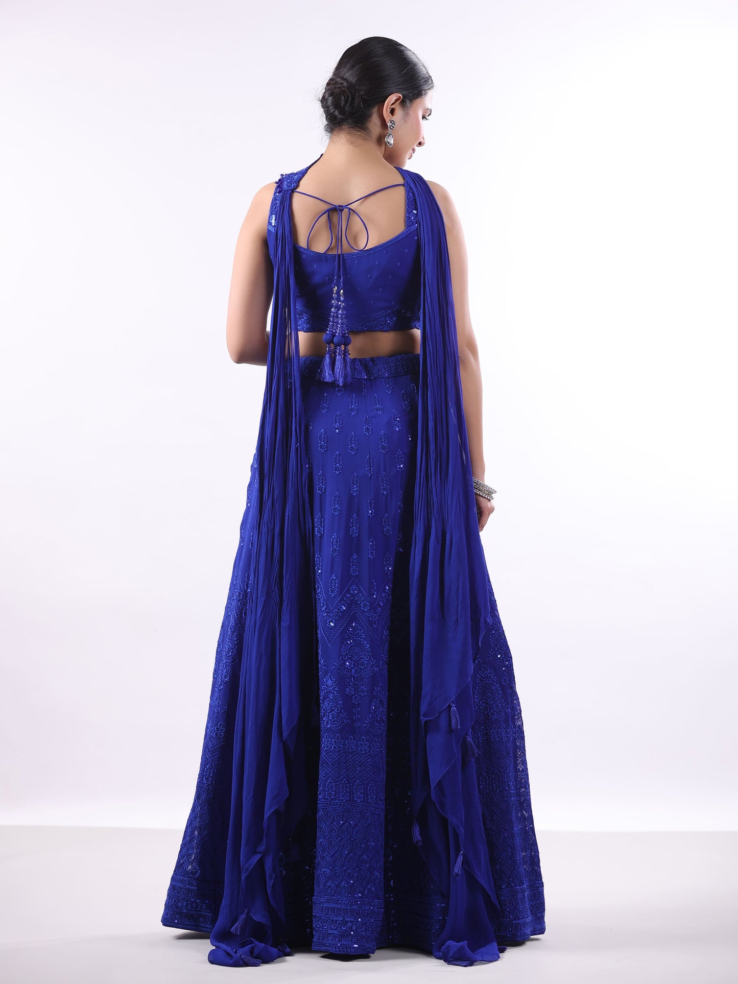 MOROCCAN BLUE RUCHIKA LEHANGA