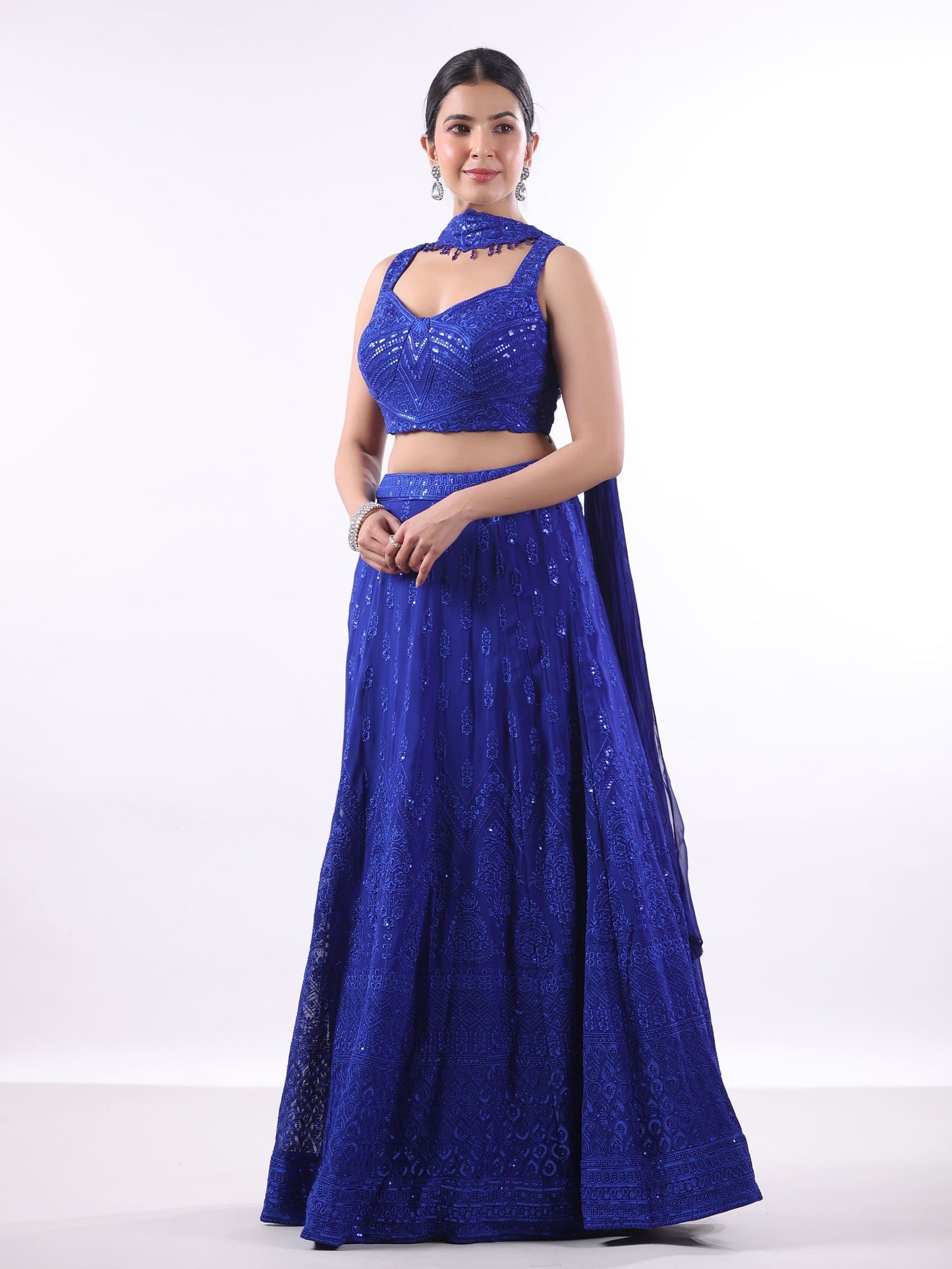 MOROCCAN BLUE RUCHIKA LEHANGA