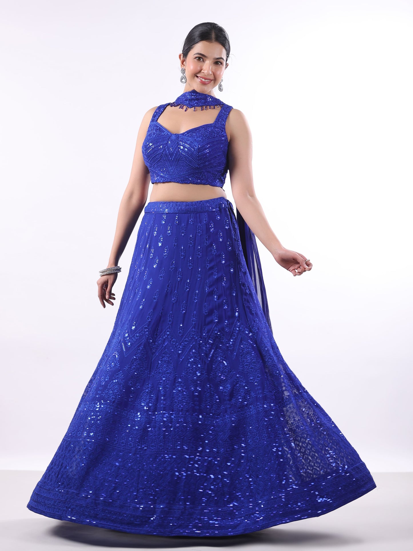 MOROCCAN BLUE RUCHIKA LEHANGA
