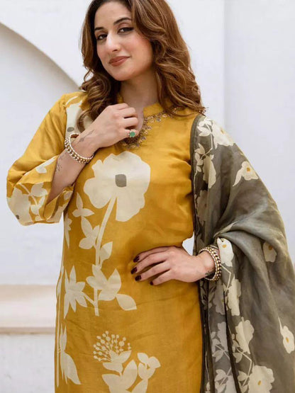JAIPURI COTTON FLORAL ANARKALI