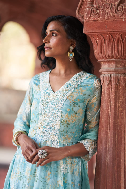 Ruchika Pure Chinon Anarkali